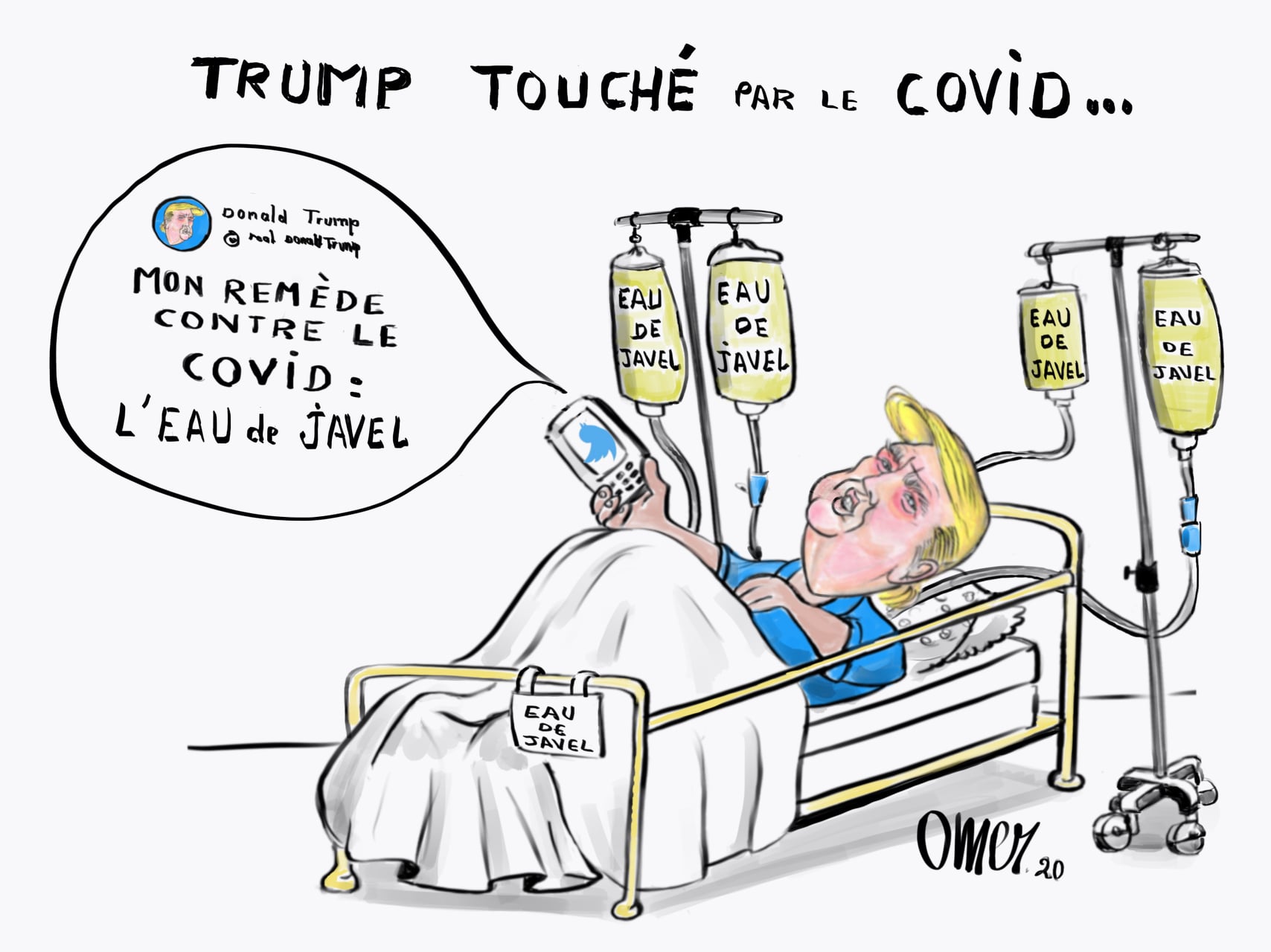 TRUMP atteint par le COVID !!